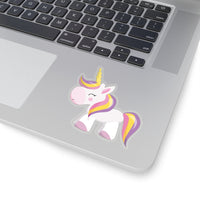 Unicorn - Multicolored Tail (Sticker)