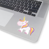 Unicorn - Multicolored Tail (Sticker)