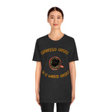 Espresso Urself B4 U Wreck Urself T-Shirt, Espresso T-Shirt, Coffee T-Shirt, Fun T-Shirt (Bella+Canvas 3001)