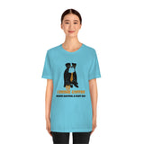 I Drink Coffee When Having A Ruff Day Dog T-Shirt, Coffee T-Shirt, Dog T-Shirt, Fun T-Shirt (Bella+Canvas 3001)