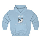 Yoga Isn't For Everybody Hooded Sweatshirt, Yoga Hooded Sweatshirt, Cat Hooded Sweatshirt, Fun Hooded Sweatshirt