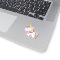 Unicorn - Multicolored Tail (Sticker)