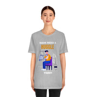 Dads Need a Huggle Too T-Shirt, Hugs T-Shirt, Dogs T-Shirt, Dads T-Shirt (Bella+Canvas 3001)