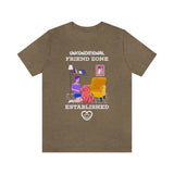 Unconditional Friend Zone Established T-Shirt, Dog T-Shirt, Dog Mum T-Shirt (Bella+Canvas 3001)