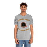 Espresso Urself B4 U Wreck Urself T-Shirt, Espresso T-Shirt, Coffee T-Shirt, Fun T-Shirt (Bella+Canvas 3001)