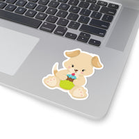 Dog - Green Cupcake (Sticker)