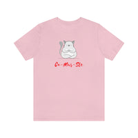 Ca-Mus-Ste T-Shirt, Cat Must Stay T-Shirt, Yoga T-Shirt, Cat T-Shirt Fun T-Shirt (Bella+Canvas 3001)