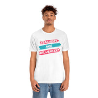 Teachers Are Influencers, Teachers T-Shirt, Influencer T-Shirt (Bella+Canvas 3001)