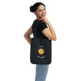 Time To Happy Yourself Organic Canvas Tote Bag, Organic Tote Bag, Eco Friendly Tote Bag