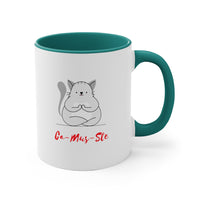 Ca Mus Ste Accent Mug, Cat Mug, Coffee Mug, Yoga Mug