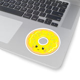 Donut - Yellow Smiley Face (Sticker)