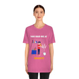 You Had Me at Woof T-Short, Dog T-Shirt, Fun T-Shirt (Bella+Canvas 3001)