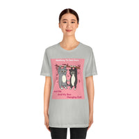 Just Me and My Boo Hanging Out T-Shirt, Cats T-Shirt, Fun T-Shirt (Bella+Canvas 3001)