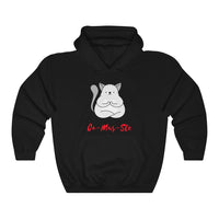 Ca-Mus-Ste Hooded Sweatshirt, Cat Must Stay Hooded Sweatshirt, Yoga Hooded Sweatshirt, Cat Hooded Sweatshirt, Fun Hooded Sweatshirt [YOGA CAT] Hooded Sweatshirt