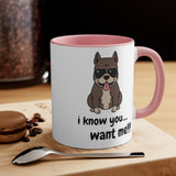 I Know You Want Me 11oz Accent Mug, Coffee Mug