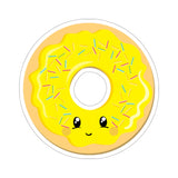 Donut - Yellow Smiley Face (Sticker)