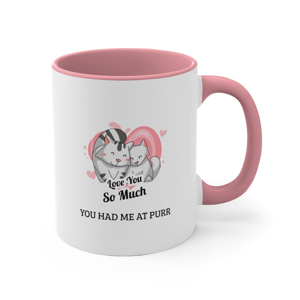 You Had Me At Purr Accent Mug, Cat Mug, Coffee Mug