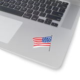 US Flag for 4th July Celebrations (Sticker)