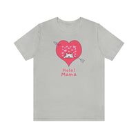 Hola! Mama T-Shirt, Cat T-Shirt, Love T-Shirt, Fun T-Shirt (Bella+Canvas 3001)