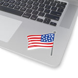 US Flag for 4th July Celebrations (Sticker)