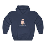 I Drink Coffee When Having A Ruff Day Dog Hooded Sweatshirt, Coffee Hooded Sweatshirt, Dog Hooded Sweatshirt, Fun Hooded Sweatshirt