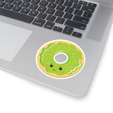 Donut - Green Smiley Face (Sticker)