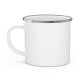 A Cup Of Coffee Takes The Grump Away Enamel Camping Mug, Coffee Mug