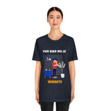 You Had Me at Woof T-Short, Dog T-Shirt, Fun T-Shirt (Bella+Canvas 3001)