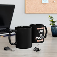 Be Patient I Am A Work In Progress Black Mug, Coffee Mug