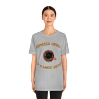 Espresso Urself B4 U Wreck Urself T-Shirt, Espresso T-Shirt, Coffee T-Shirt, Fun T-Shirt (Bella+Canvas 3001)