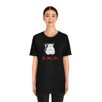 Ca-Mus-Ste T-Shirt, Cat Must Stay T-Shirt, Yoga T-Shirt, Cat T-Shirt Fun T-Shirt (Bella+Canvas 3001)