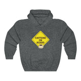 Caffeine On Board (Have A Brew-Tiful Day!) Hooded Sweatshirt, Coffee Hooded Sweatshirt