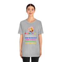 Parenting: Toughest Job With No Previous Experience Required T-Shirt, Parenting T-Shirt, Fun T-Shirt (Bella+Canvas 3001)