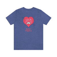 Hola! Mama T-Shirt, Cat T-Shirt, Love T-Shirt, Fun T-Shirt (Bella+Canvas 3001)