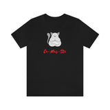 Ca-Mus-Ste T-Shirt, Cat Must Stay T-Shirt, Yoga T-Shirt, Cat T-Shirt Fun T-Shirt (Bella+Canvas 3001)