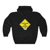 Caffeine On Board (Have A Brew-Tiful Day!) Hooded Sweatshirt, Coffee Hooded Sweatshirt